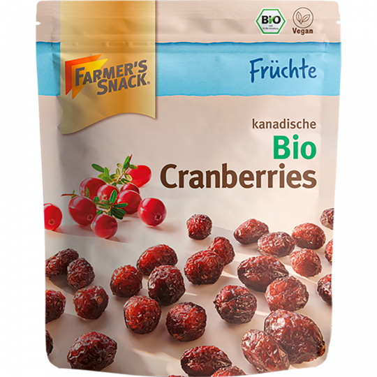 Farmer's Snack Bio kanadische Cranberries 100 g 