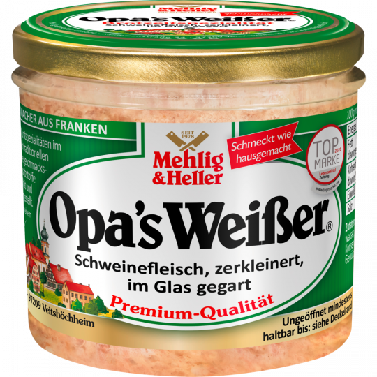 Mehlig&Heller Opa's Weißer 250 g 