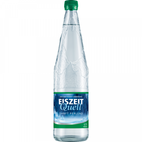 EiszeitQuell Mineralwasser sanft Perlend 0,75 l 