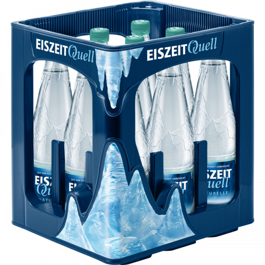 EiszeitQuell Mineralwasser Naturelle - Kiste 9 x 0,75 l 