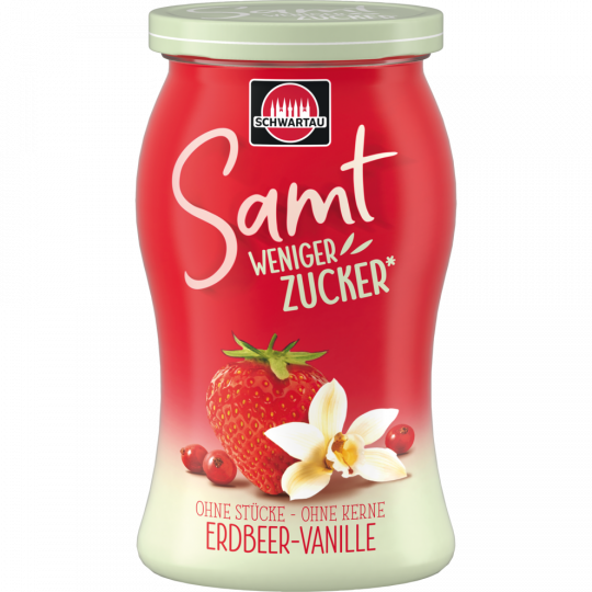 SCHWARTAU Samt Erdbeer-Vanille 225 g 