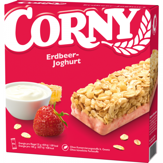 CORNY Classic Erdbeer-Joghurt 6 Stück 