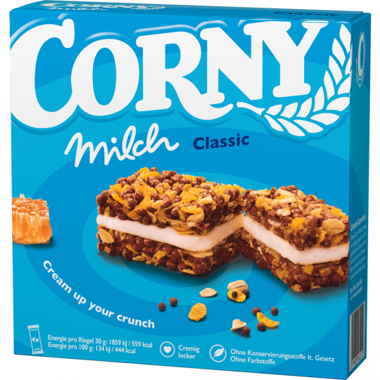 CORNY Milch Classic 4 Stück 