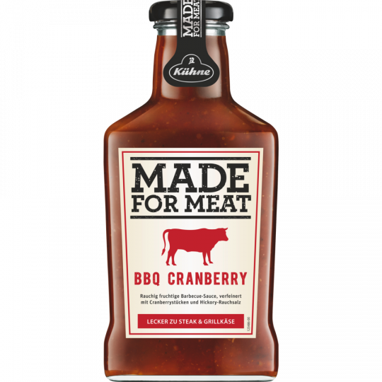 Kühne Made For Meat BBQ Cranberry 375 ml 