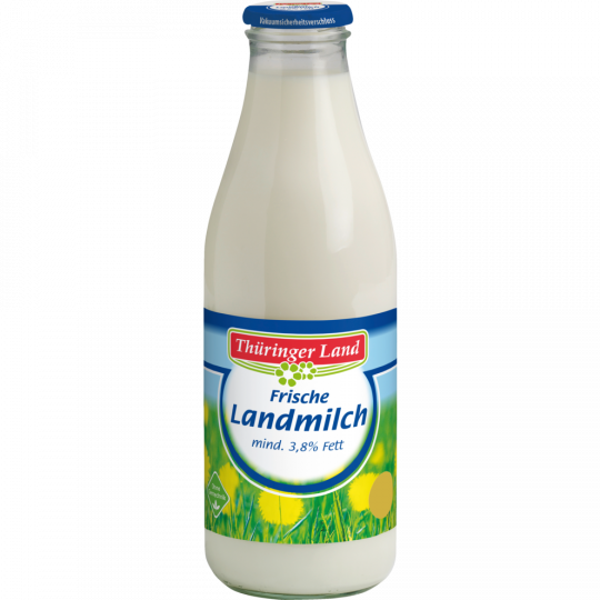 Thüringer Land Trinkmilch 3,8 % Fett 1 l 