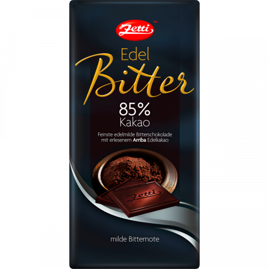 Zetti Edel Bitter 85% Kakao 100 g 