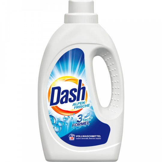 Dash Alpen Frische Vollwaschmittel 20 Waschladungen 