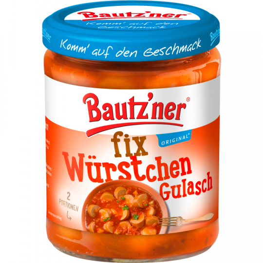 Bautz'ner Fix Würstchen Gulasch 2 Portionen 