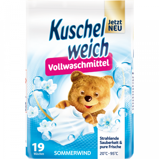 Kuschelweich Vollwaschmittel Sommerwind Pulver 19 Waschladungen 