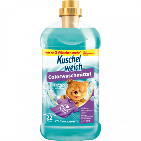 Kuschelweich Colorwaschmittel Frischetraum 22 Waschladungen 