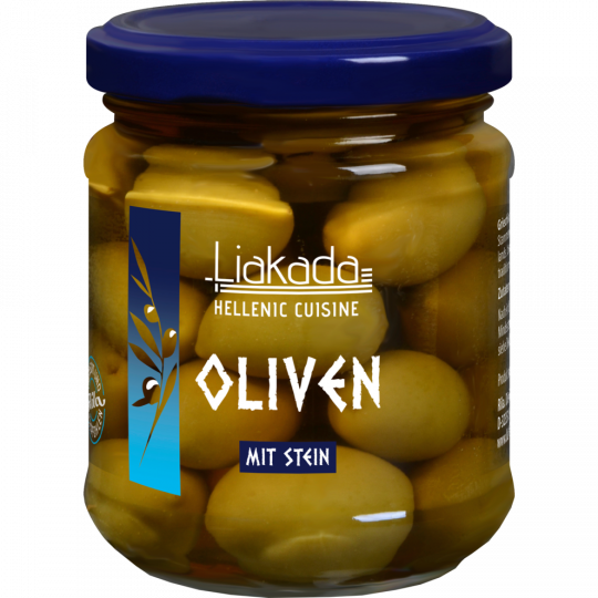 LIAKADA Oliven mit Stein grün 190 g 
