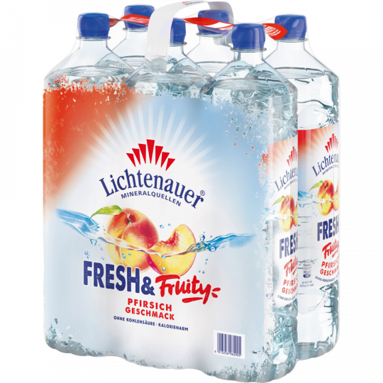 Lichtenauer Fresh'n Fruity Pfirsich - 6-Pack 6 x 1,5 l 