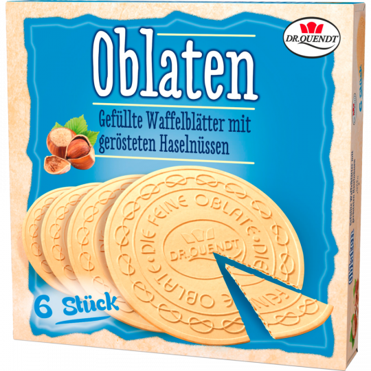 Dr.Quendt Oblaten Haselnuss 150 g 