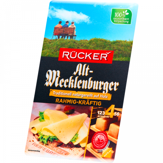 Rücker Alt-Mecklenburger Rahmig-Kräftig 60 % Fett i. Tr. 100 g 
