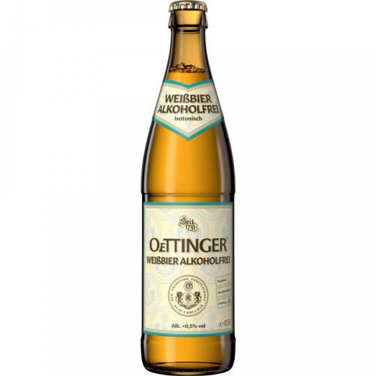 Oettinger Weissbier Alkoholfrei 0,5 l 