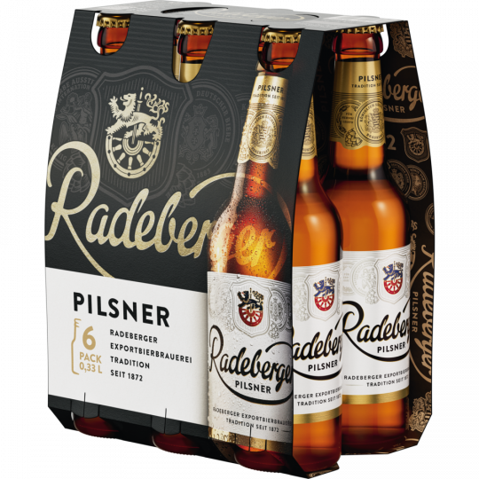 Radeberger Pilsner - 6-Pack 6 x 0,33 l 