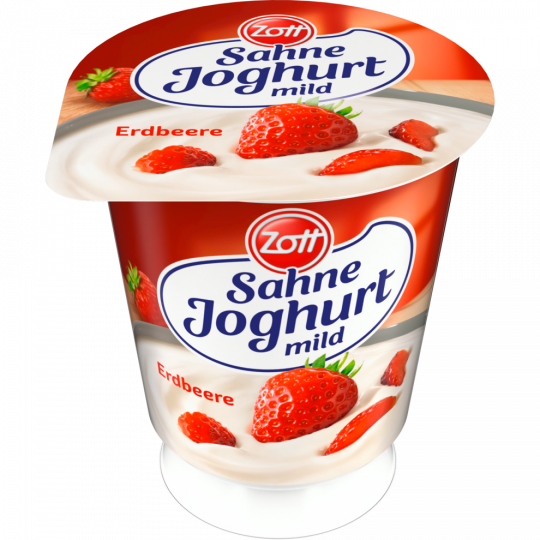 Zott Sahne-Joghurt mild Erdbeere 10 % Fett 150 g 