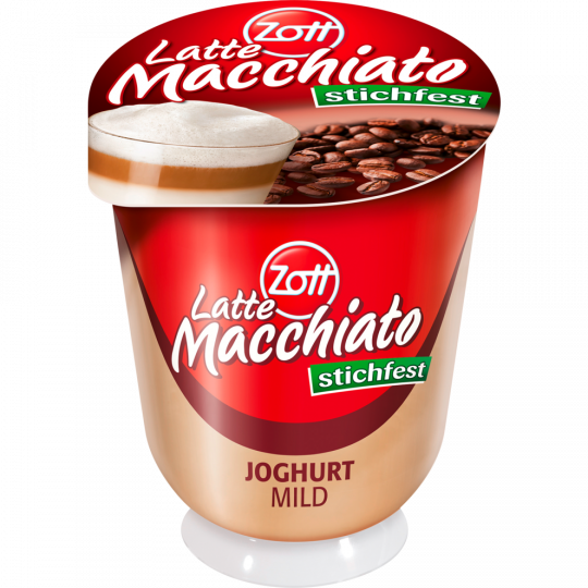 Zott Joghurt mild Latte Macchiato stichfest 3,5 % Fett 150 g 