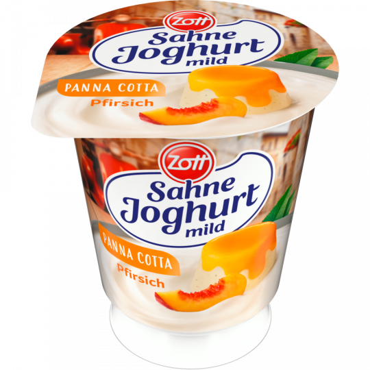 Zott Sahnejoghurt Pfirsich Panna Cotta 140 g 
