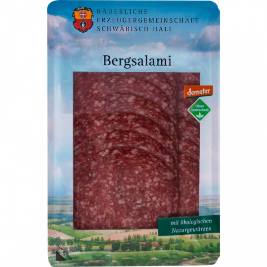 Bäuerliche Erzeugergemeinschaft Demeter Bergsalami 80 g 