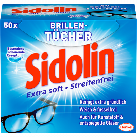 Sidolin Brillentücher 50 Stück 