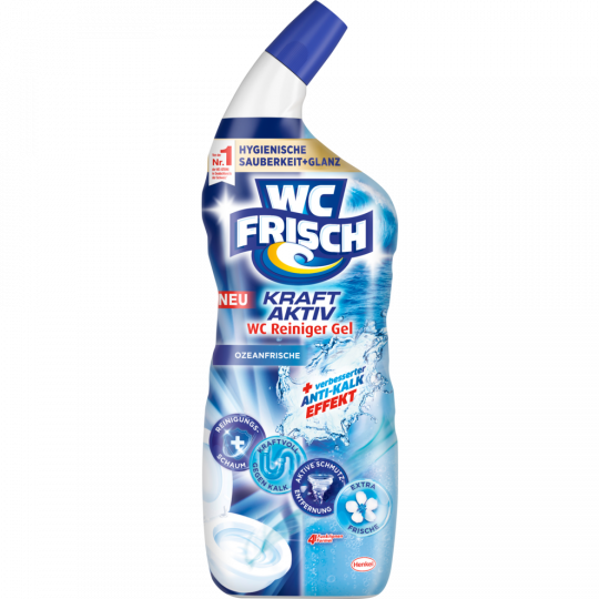 WC FRISCH Kraft Aktiv WC Reiniger Gel Ozeanfrische 750 ml 