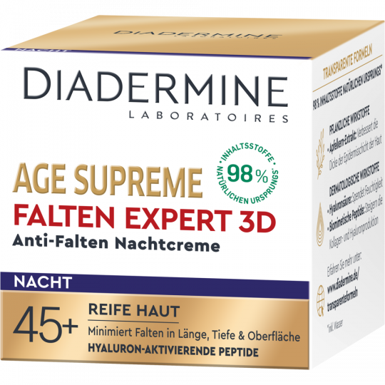 Diadermine Age Supreme Falten Expert 3D Anti-Falten Nachtcreme 50 ml 
