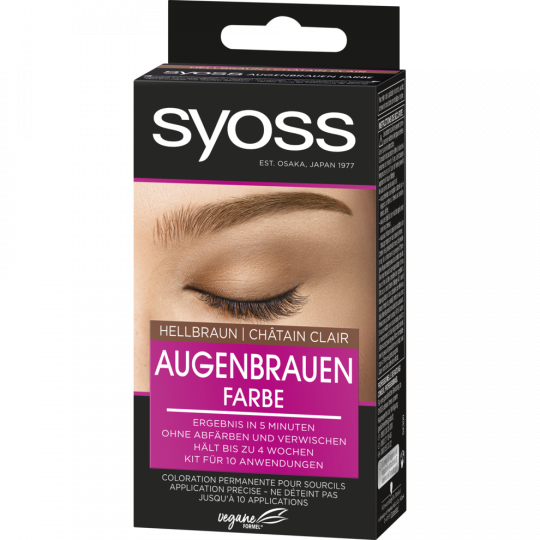 syoss Augenbrauen-Kit 5-1 hellbraun 17 ml 