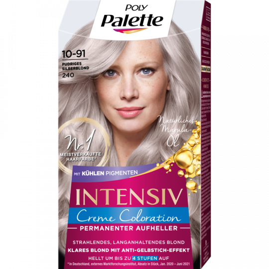 Poly Palette Intensiv Creme Coloration 240 pudriges silberblond 115 ml 