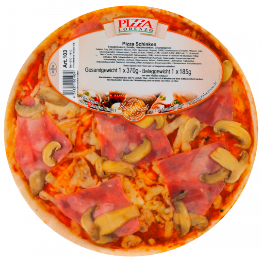 Pizza Lorenzo Pizza Schinken 370 g 