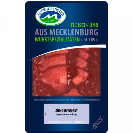 Ludwigsluster Zungenwurst 100 g 