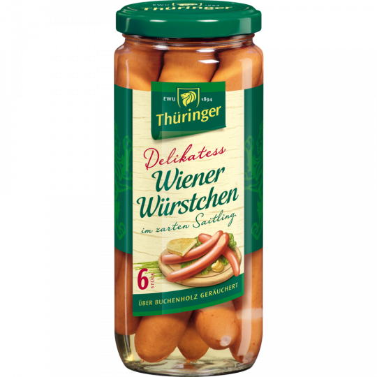 EWU THÜRINGER Delikatess Wiener Würstchen 530 g 