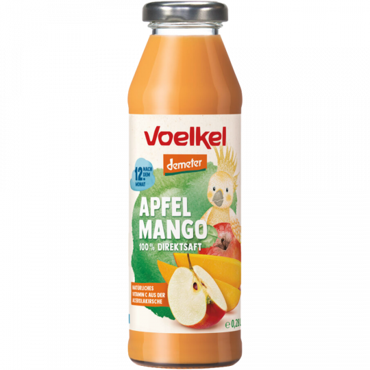 Voelkel Demeter Apfel-Mango nach dem 12. Monat 0,28 l 