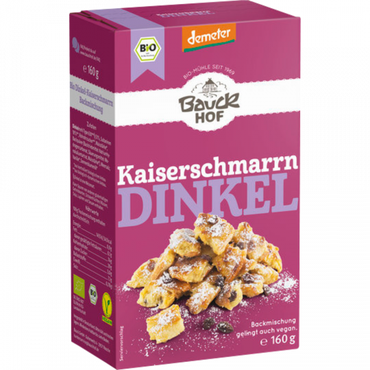 Bauckhof Demeter Backmischung Dinkel-Kaiserschmarrn 160 g 