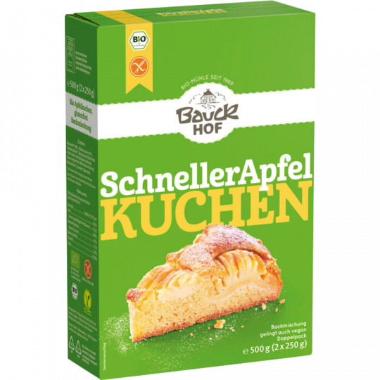 Bauckhof Bio Schneller Apfelkuchen 2 x 250 g 