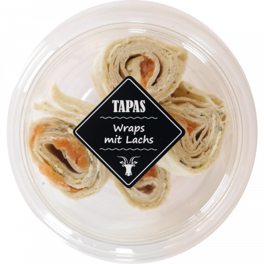 Tapas Wraps mit Lachs 130 g 