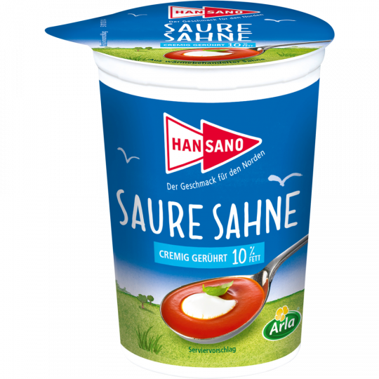 Hansano Saure Sahne cremig 10 % Fett 200 g 