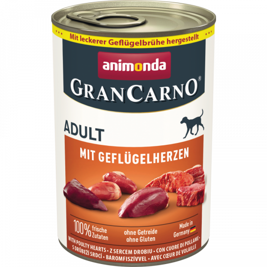 animonda Gran Carno Adult Geflügelherzen 400 g 