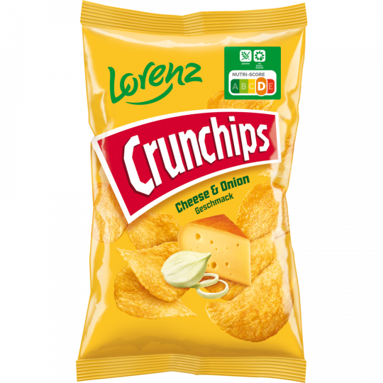 Lorenz Crunchips Cheese & Onion 175 g 