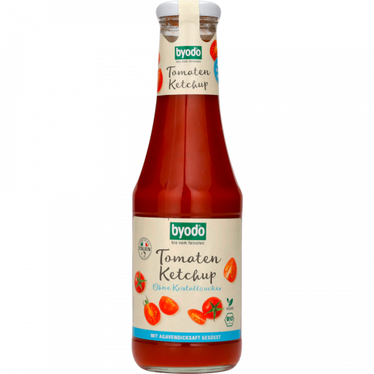 BYODO Bio Tomaten Ketchup ohne Kristallzucker 500 ml 