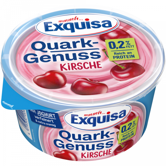 Exquisa Quark Genuss Kirsche 0,2 % Fett 500 g 