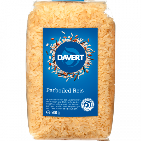 Davert Bio Parboiled Reis 500 g 