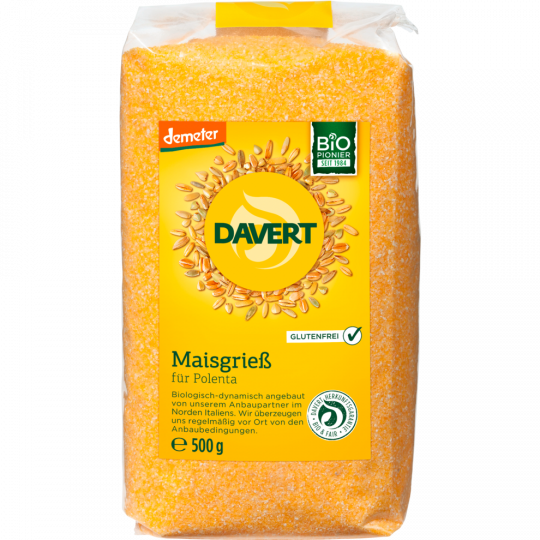 Davert Demeter Maisgrieß für Polenta 500 g 