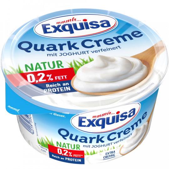 Exquisa Quark Creme Natur 0,2 % Fett 500 g 