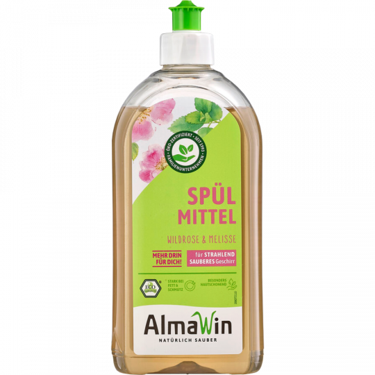 AlmaWin Spülmittel Wildrose Melisse 500 ml 