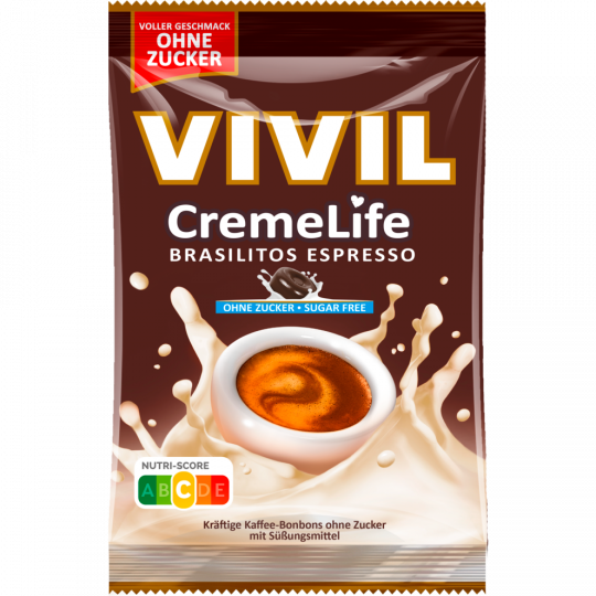 VIVIL CremeLife Brasilitos Espresso ohne Zucker 110 g 