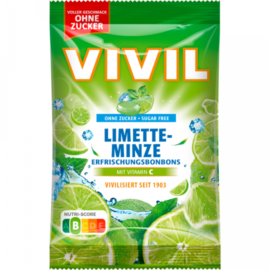 VIVIL Limette-Minze ohne Zucker 120 g 