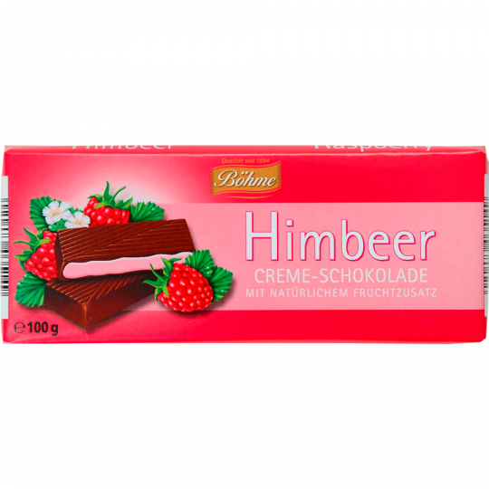 Böhme Himbeer Creme-Schokolade 100 g 