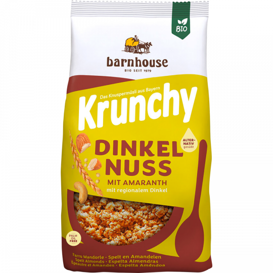 Barnhouse Bio Krunchy Amaranth Dinkel-Nuss 375 g 