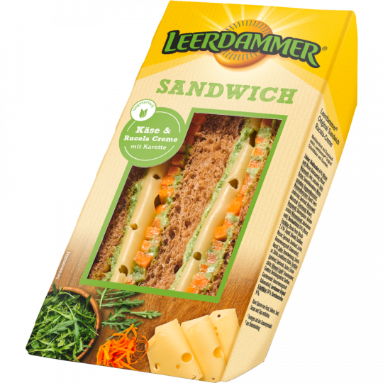 Leerdammer Sandwich Käse & Rucola Creme 170 g 